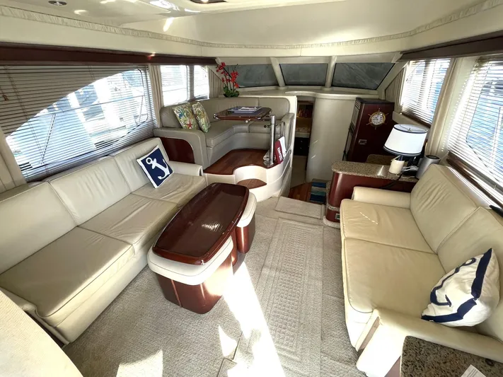 Tivoli II Yacht Photos Pics 2006 SEA RAY SALON OVERVIEW LOOKING FORWARD