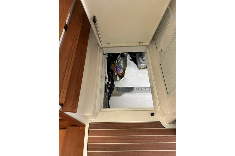 Esc Key Yacht Photos Pics Under helm storage