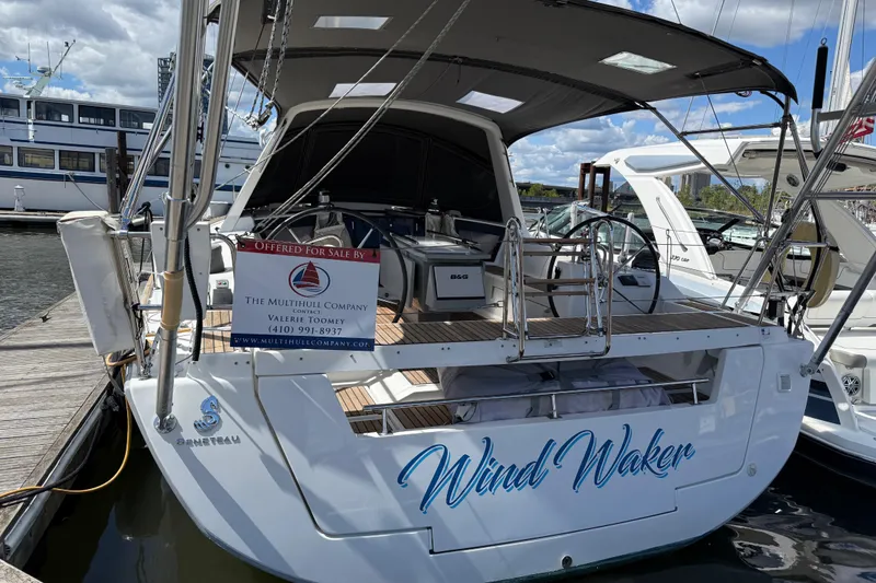 Wind Waker Yacht Photos Pics 2013 Beneteau Oceanis 41 sailboat "Wind Waker" for sale at marina dock.
