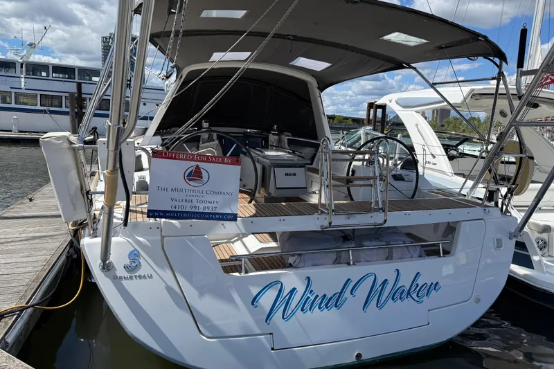 Wind Waker Yacht Photos Pics 2013 Beneteau Oceanis 41 sailboat "Wind Waker" for sale at marina dock.