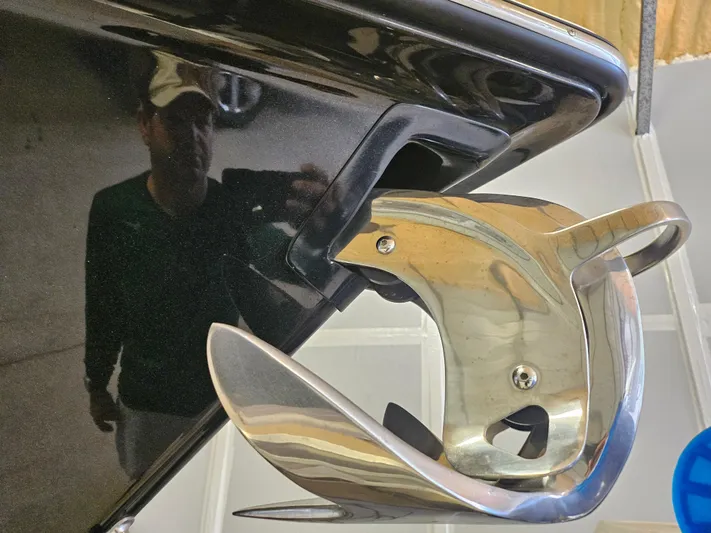  Yacht Photos Pics Stainless steel anchor on 2021 Statement 350 Open boat.