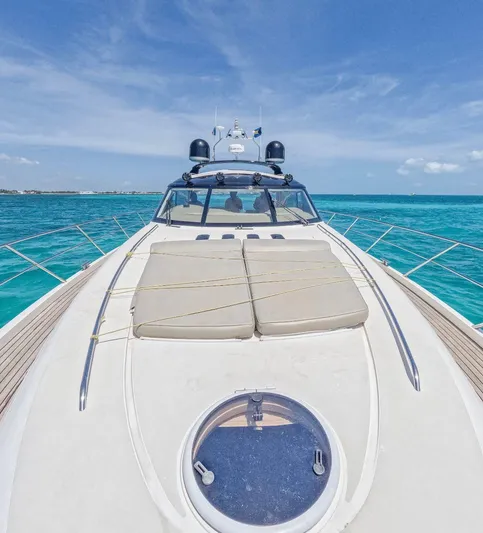 Incentive Yacht Photos Pics Luxury Princess 65 yacht cruising on turquoise waters, 2004 model.