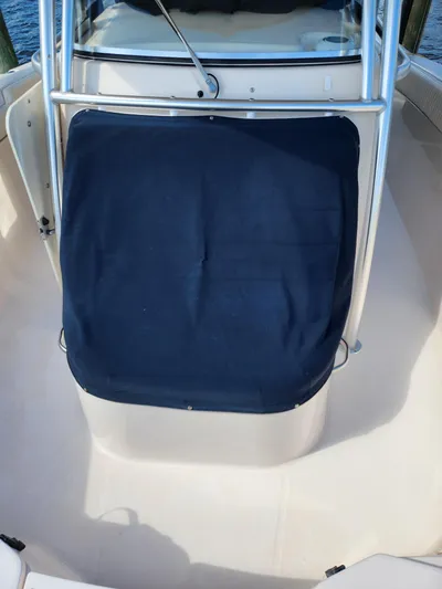  Yacht Photos Pics 2012 Grady-White Canyon 336 boat with a covered console area.