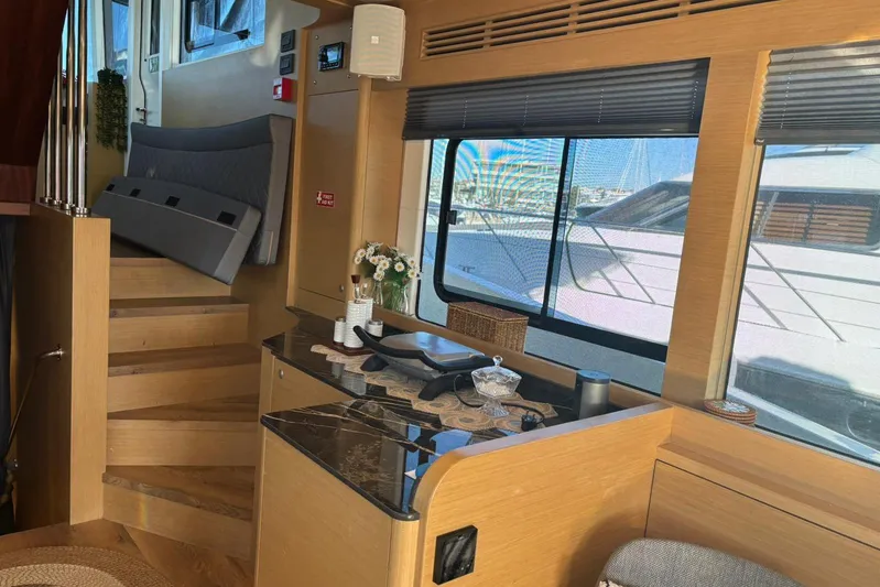  Yacht Photos Pics Luxurious interior of 2025 KRC Yachting KRC57 with modern design and elegant finishes.