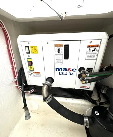  Yacht Photos Pics Mase I.S.4.04 generator in 2022 Albemarle 30 Express boat engine room.