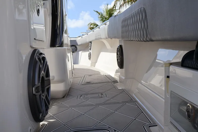  Yacht Photos Pics 2020 Blackwater 41 Performance Fish boat interior with sleek design and modern features.