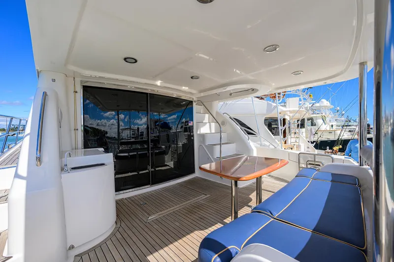 Aye Roller Yacht Photos Pics Neptunus 62 AYE ROLLER - Aft Deck Seating