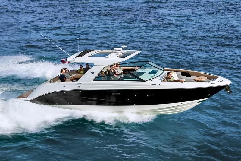 Sensei I Yacht Photos Pics Manufacturer Provided Image: 2021 Sea Ray SLX 400 cruising on open water with passengers.