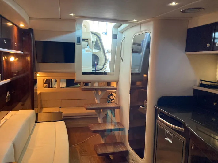  Yacht Photos Pics Interior of 2016 Sea Ray 330 Sundancer yacht with modern amenities and stylish design.