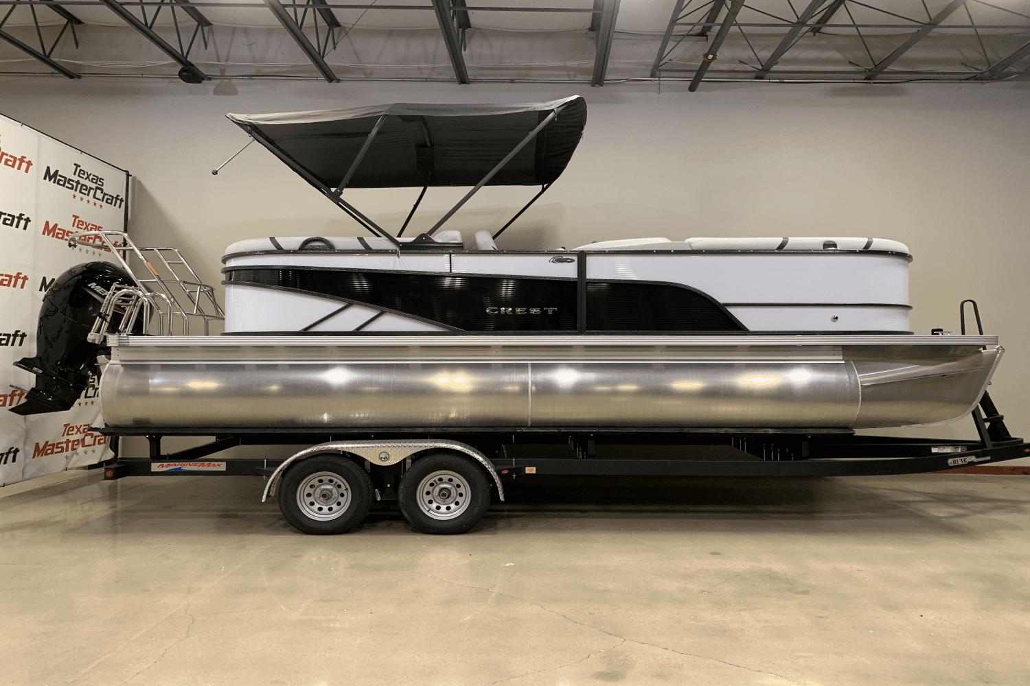 2023 Crest Classic DLX 220 Pontoon for sale - YachtWorld