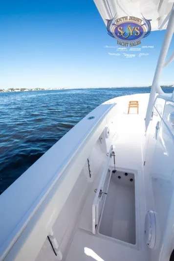  Yacht Photos Pics 2024 Jupiter 34 boat on open water, South Jersey Yacht Sales.