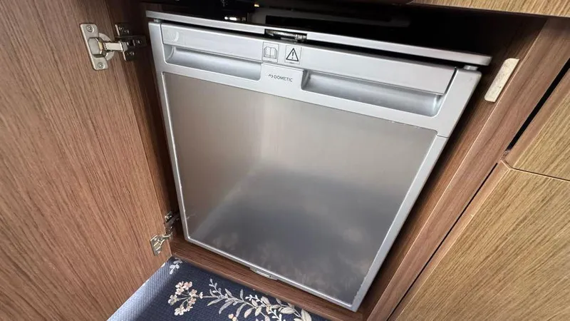 Sterling Lady Ix Yacht Photos Pics 2024 Beneteau Antares 9 Galley Fridge