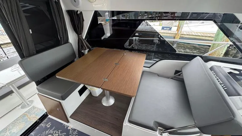 Sterling Lady Ix Yacht Photos Pics 2024 Beneteau Antares 9 Dinette Port Side