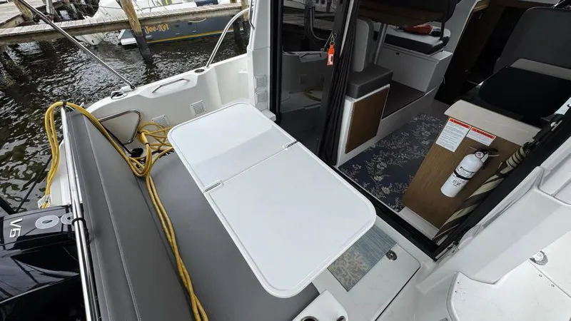 Sterling Lady Ix Yacht Photos Pics 2024 Beneteau Antares 9 Aft Sundeck Seating