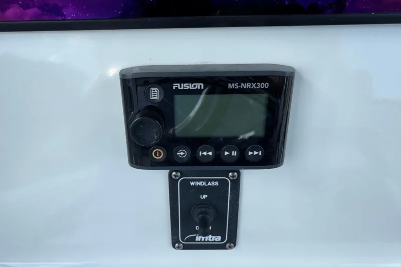  Yacht Photos Pics Fusion MS-NRX300 and windlass control on 2020 Yellowfin 36 Offshore boat.