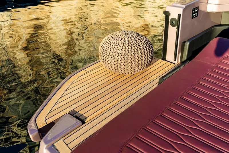  Yacht Photos Pics 2025 Cranchi A32 Luxury Tender with elegant deck and stylish seating.