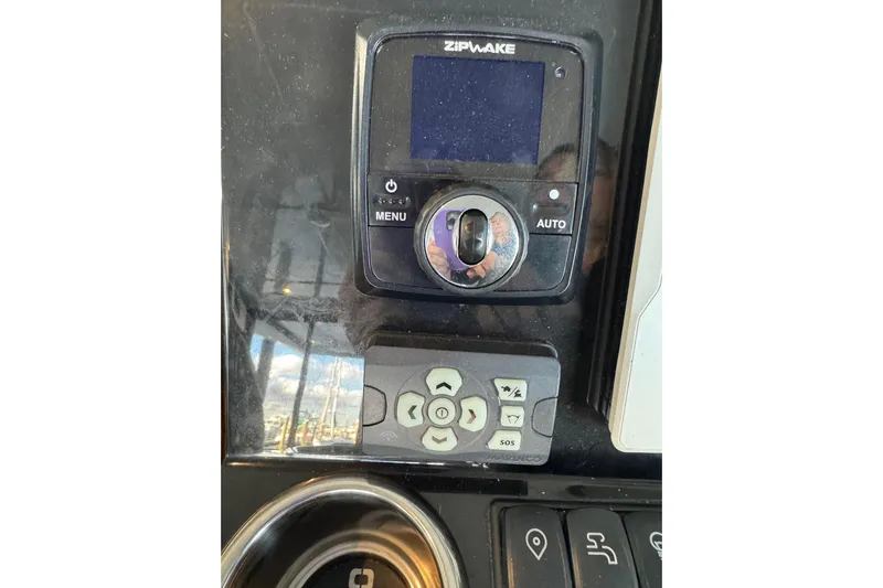  Yacht Photos Pics Control panel of 2025 Beneteau Antares 11 Fly with Zipwake system.