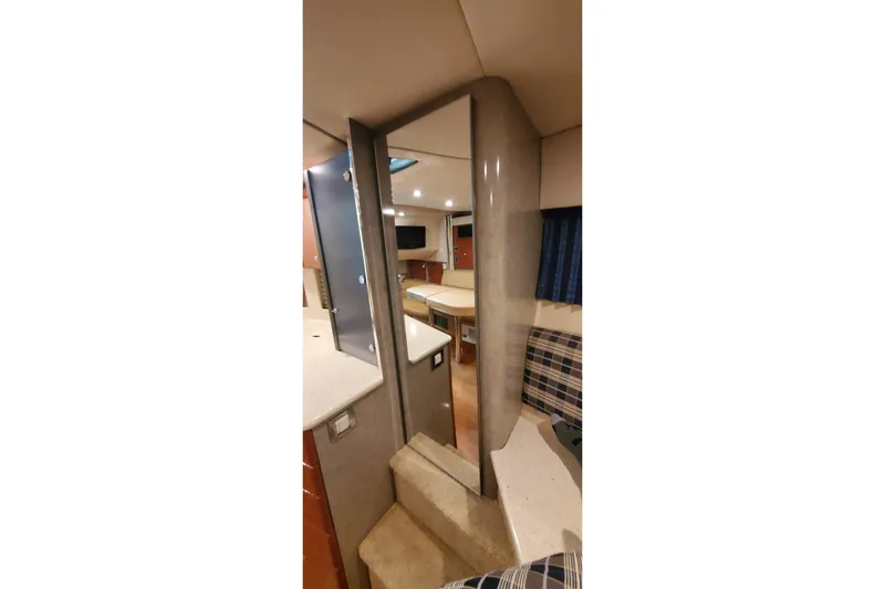  Yacht Photos Pics Interior of 2010 Formula 31 Performance Cruiser with modern design and cozy seating.