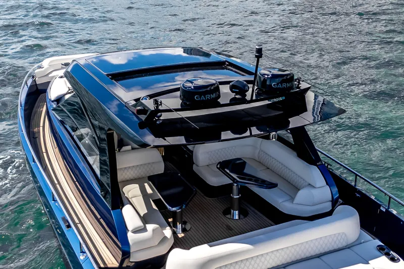  Yacht Photos Pics 2025 Dutch American DA 53 luxury yacht with sleek design and modern navigation systems.