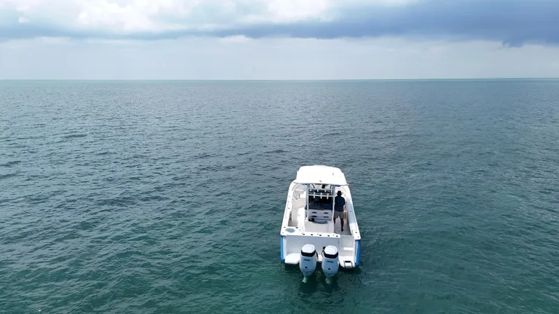  Yacht Photos Pics 2024 Sea Born SX281 Offshore LE boat on open water.