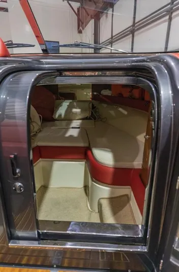  Yacht Photos Pics Interior view of 2013 Riva Aquariva 33 boat, featuring luxurious seating and elegant design.