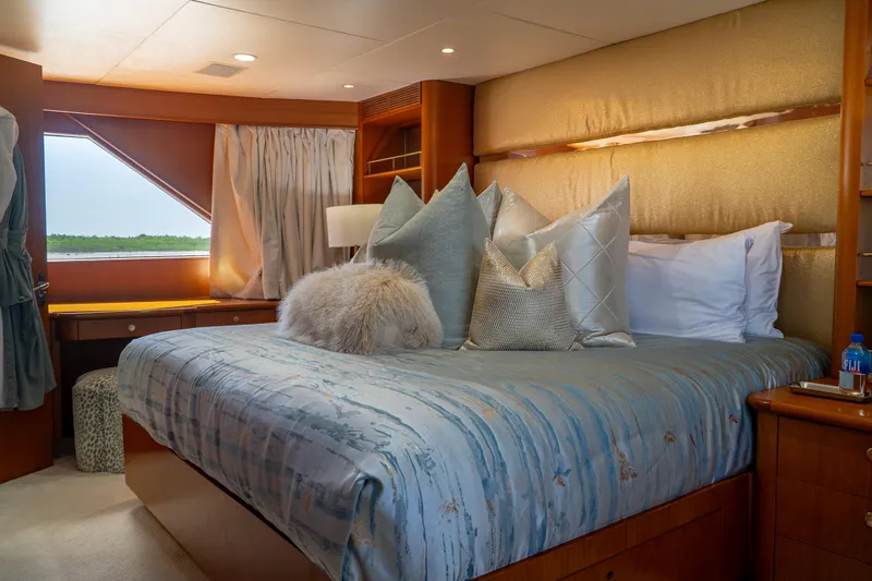 Gale Winds Yacht Photos Pics VIP King Stateroom Main Deck - Gale Winds for sale