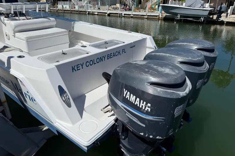  Yacht Photos Pics 2008 Contender 33 Tournament boat with Yamaha engines, docked at Key Colony Beach, FL.