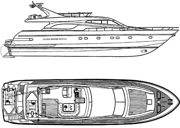 2000 Ferretti Yachts 72