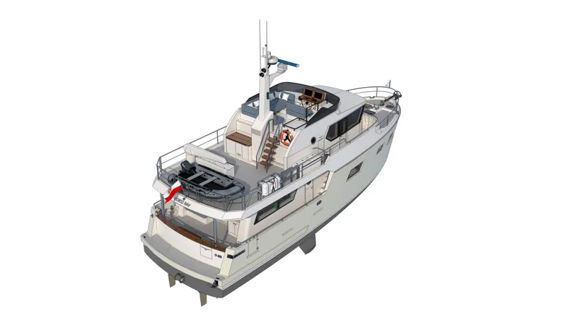  Yacht Photos Pics Cormorant Yachts COR55 RAV PURE NAVIGATOR 2026, luxury yacht with modern design and spacious deck.