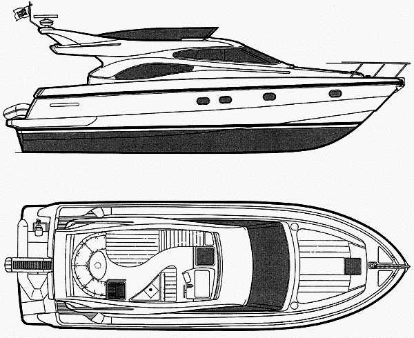2001 Ferretti Yachts 46