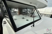 2017 Beneteau Swift Trawler 30, exterior view with windshield and wiper, West Yacht Broker.