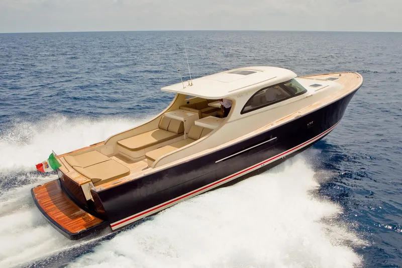 51 Yacht Photos Pics Luxurious Toy 51 yacht cruising on open sea, 2025 model.