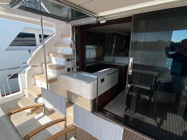 Seasons In The Sun Yacht Photos Pics Princess F62 Seasons in the Sun - Aft Deck