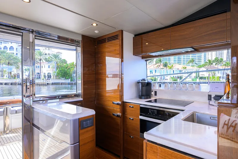 Haute Vie Yacht Photos Pics Princess 60 Haute Vie - Galley