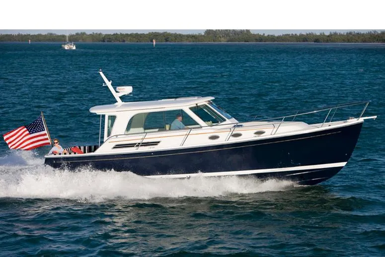 Liberty Call Yacht Photos Pics Manufacturer Provided Image: 2017 Back Cove 37 cruising on open water