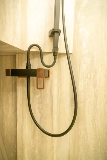  Yacht Photos Pics Modern Tesoro T50 Armani Casa Speciale shower fixture, 2025 model, with sleek design and elegant finish.