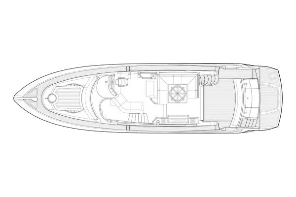  Yacht Photos Pics Manufacturer Provided Image: Main Deck Layout