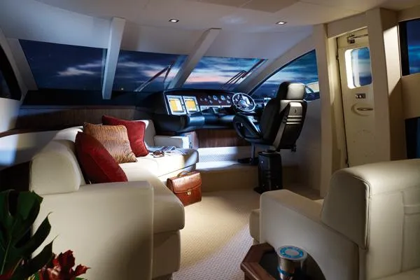  Yacht Photos Pics Manufacturer Provided Image: Helm Station