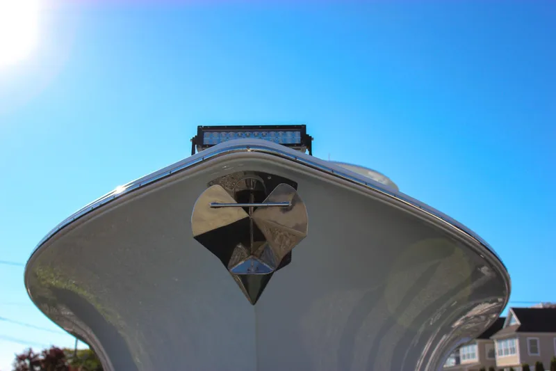  Yacht Photos Pics 2018 Sea Hunt Gamefish 30 boat bow under clear blue sky.