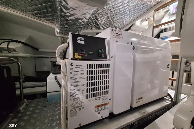  Yacht Photos Pics Cummins Onan Marine generator in 2022 Riva RIVALE 56 HT engine room.
