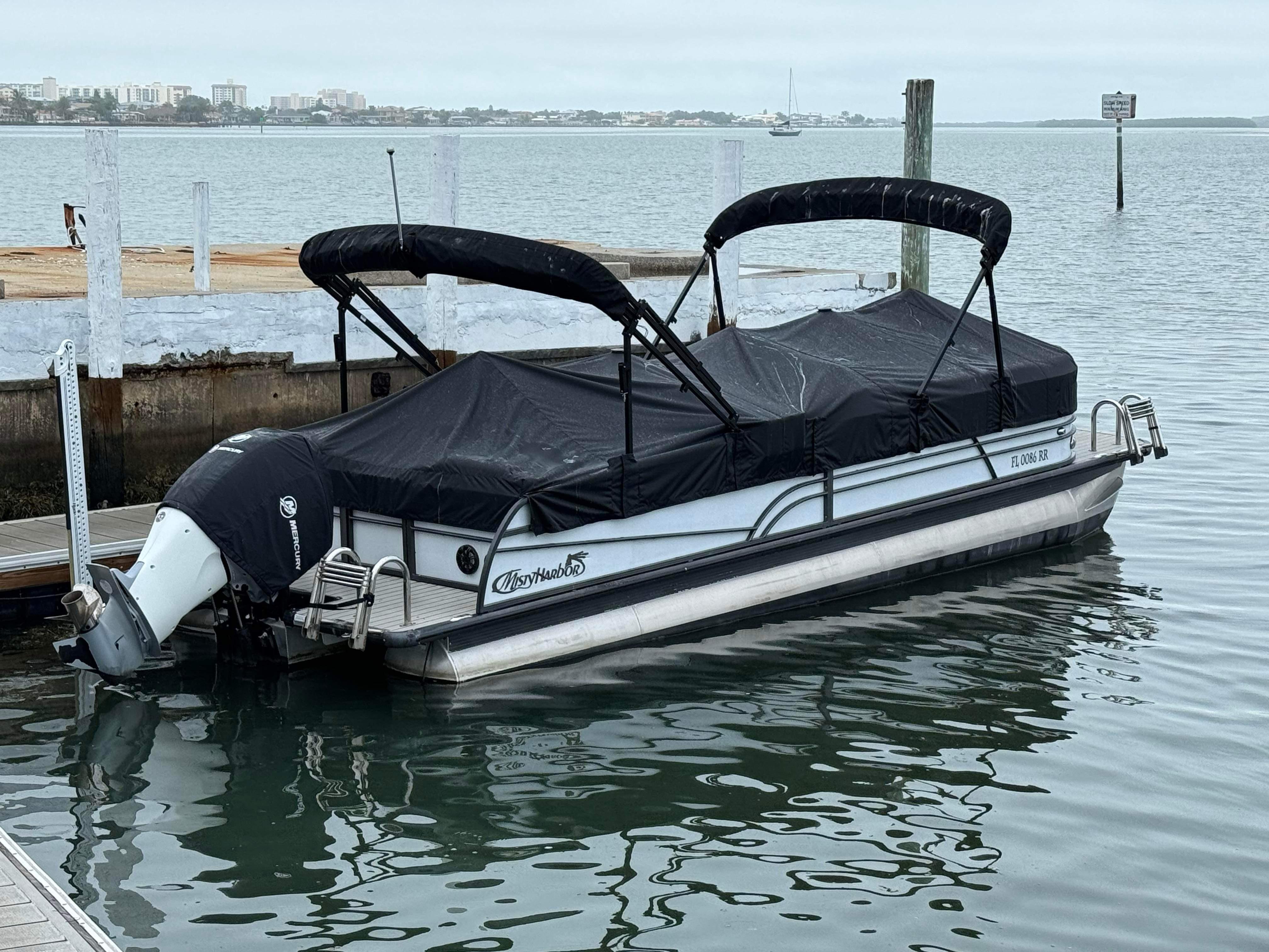 Harbor Mate Under-Deck Pontoon Boat Ladder