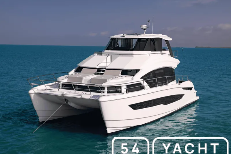  Yacht Photos Pics Luxury Aquila New 2026 yacht on serene blue ocean waters.