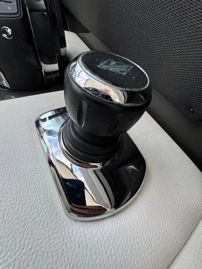 Sea Of O Yacht Photos Pics Joystick control on 2015 Sea Ray 350 SLX boat, chrome and black finish.