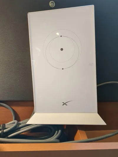 Wanderer Yacht Photos Pics Starlink satellite internet device on Beneteau Oceanis 41.1 yacht, 2019 model.