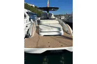 2023 Solaris Power 40 Open yacht with sleek deck and luxurious seating.