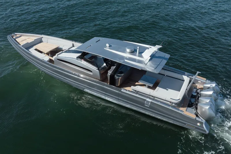 Sea Sea II Yacht Photos Pics 2022 Novamarine BS 160 Outboard boat cruising on open water, sleek design, powerful engines.