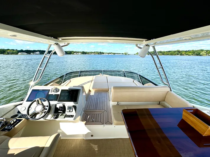 Kimberlee Dawn Yacht Photos Pics FlyBridge Looking Forward