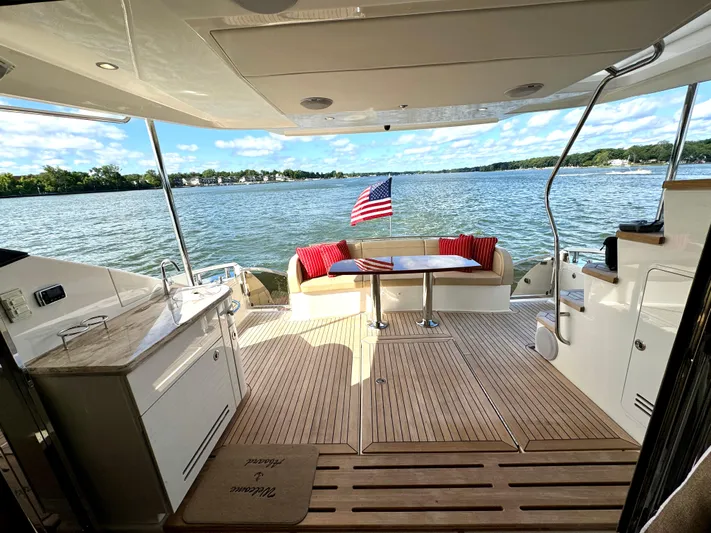 Kimberlee Dawn Yacht Photos Pics Cockpit Area w/ Teak Decking