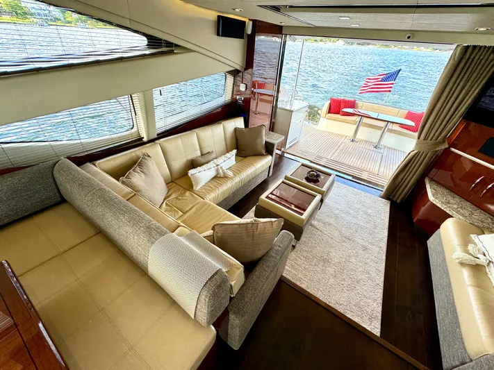 Kimberlee Dawn Yacht Photos Pics Salon Area w/ Custom Furnishings