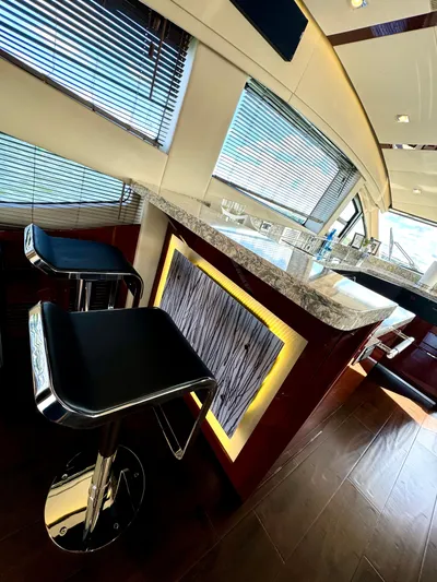 Kimberlee Dawn Yacht Photos Pics Galley Bar w/ (2) Stools - Custom